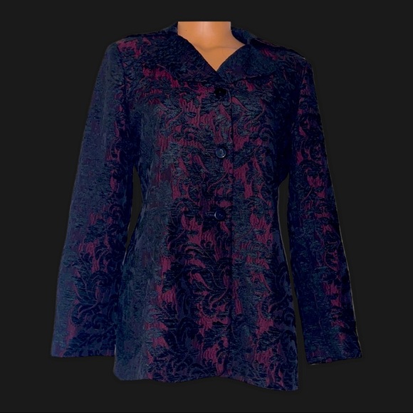 Tahari Jackets & Blazers - Multicolored Floral button blazer jacket